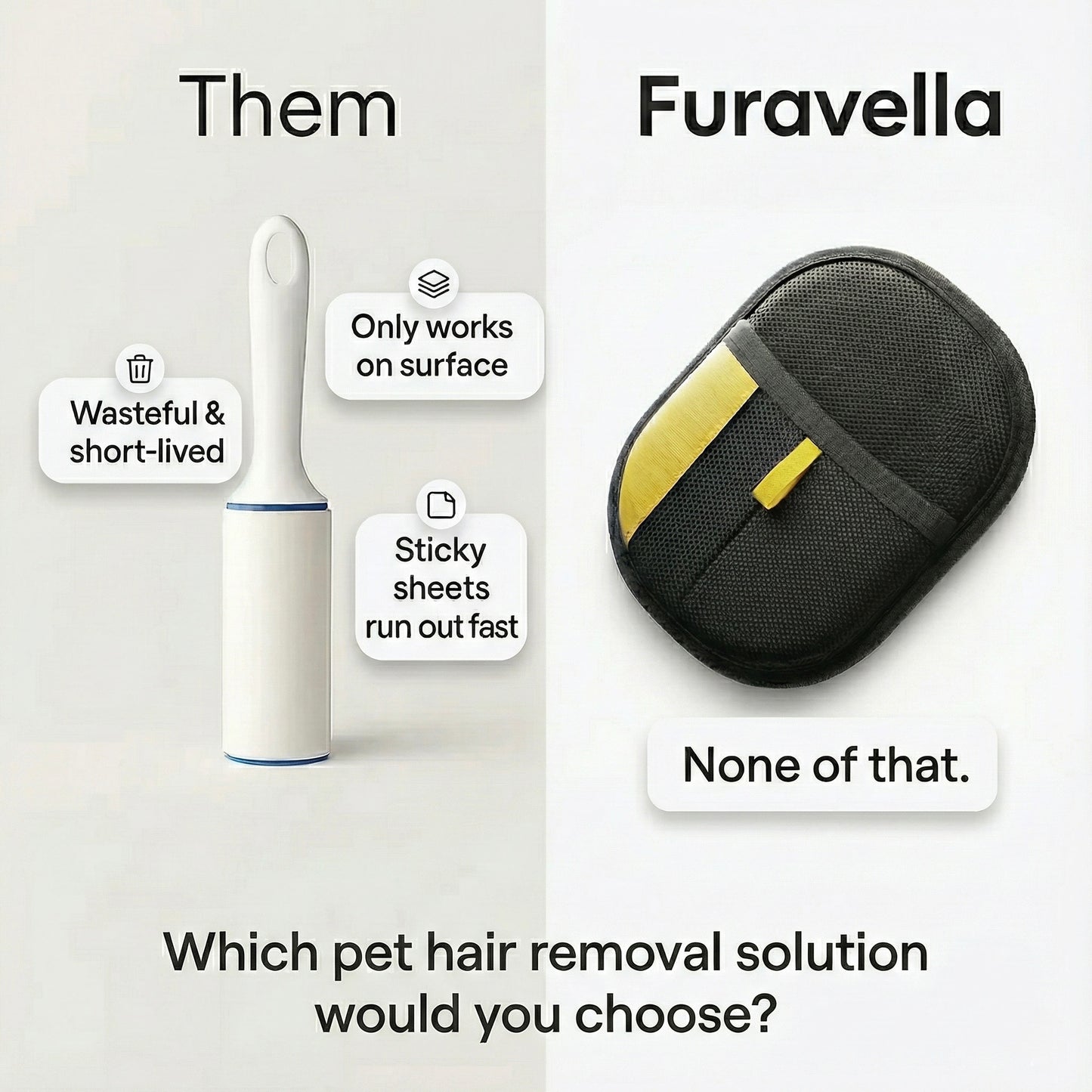 Furavella™ Pet Hair Removal Gloves